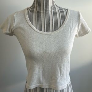 Brant Melville cropped tee - O/S